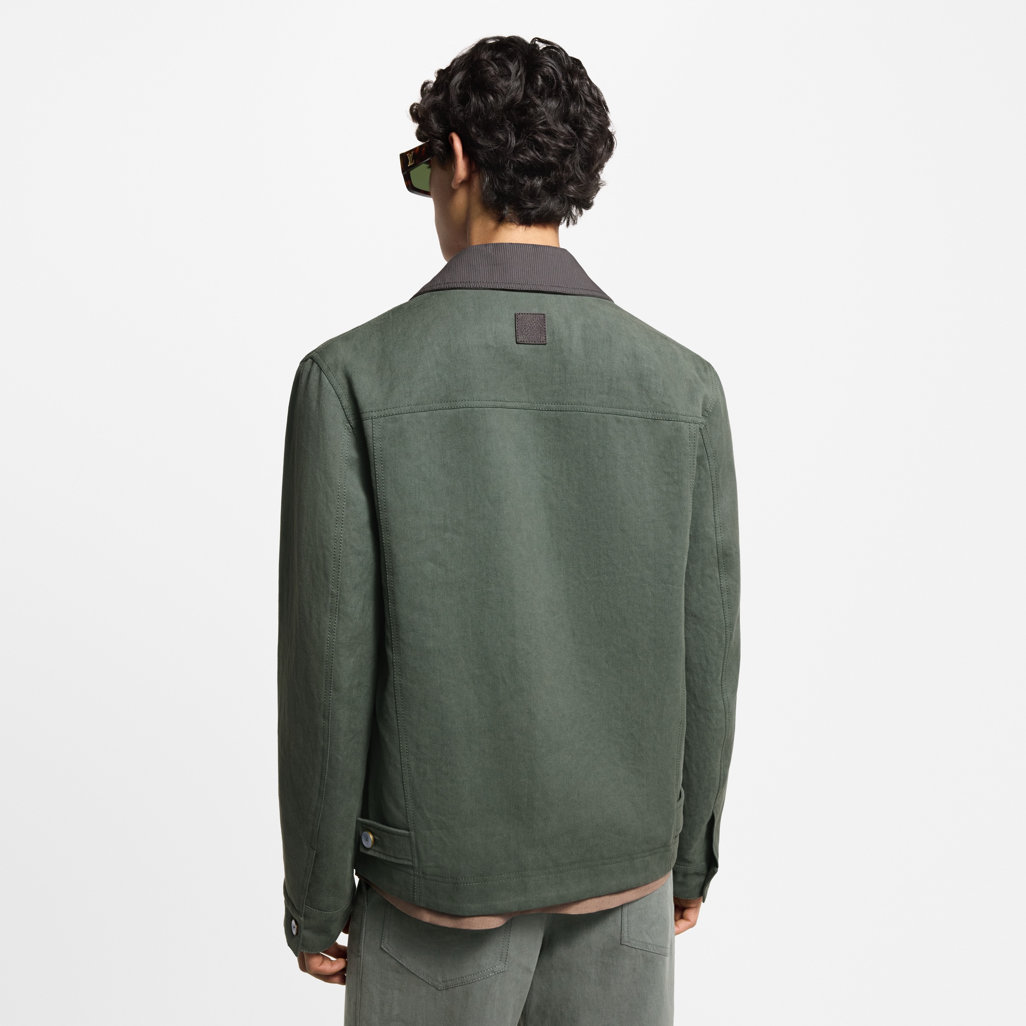 Giacca in stile workwear in lino leggero  Uomo Abbigliamento Capispalla e Cappotti | LOUIS VUITTON (Zoom prodotto)