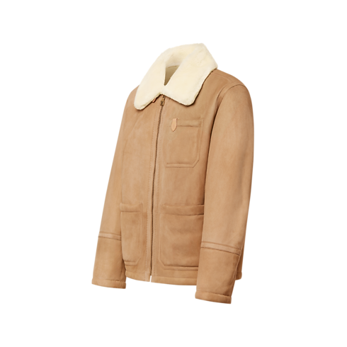Giacca in stile workwear in shearling Uomo Abbigliamento Tutti i Capi di Abbigliamento | LOUIS VUITTON (Zoom prodotto)