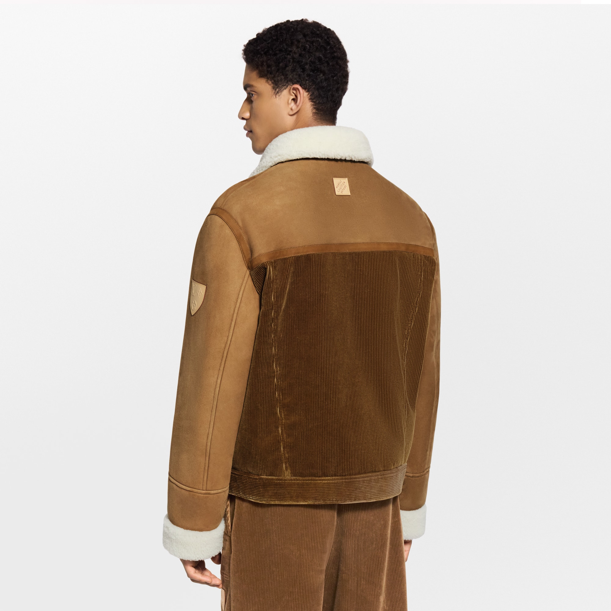 Giacca in velluto a coste e shearling  Uomo Abbigliamento Capispalla e Cappotti | LOUIS VUITTON (Zoom prodotto)