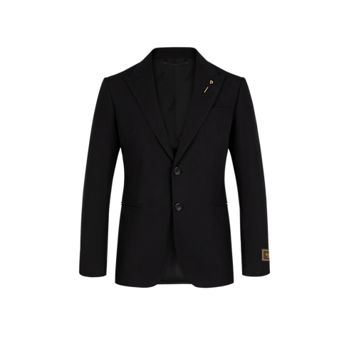 Giacca monopetto con motivo Monogram impresso Uomo Abbigliamento Blazer e Giacche | LOUIS VUITTON (Zoom prodotto)