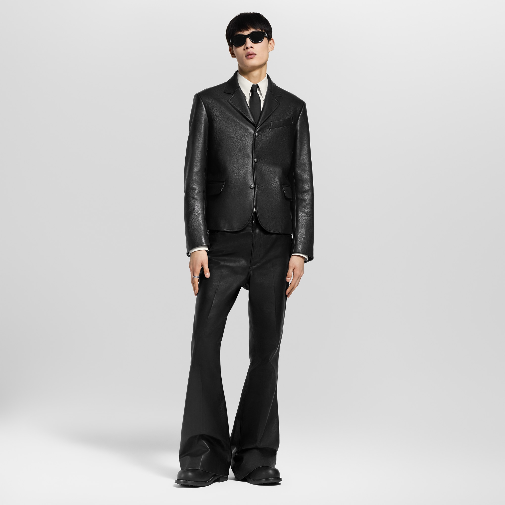 Giacca monopetto in pelle  Uomo Abbigliamento Blazer e Giacche | LOUIS VUITTON (Zoom prodotto)