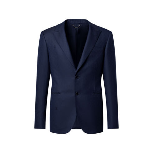 Giacca monopetto Pont Neuf con motivo Damier Uomo Abbigliamento Blazer e Giacche | LOUIS VUITTON (Zoom prodotto)