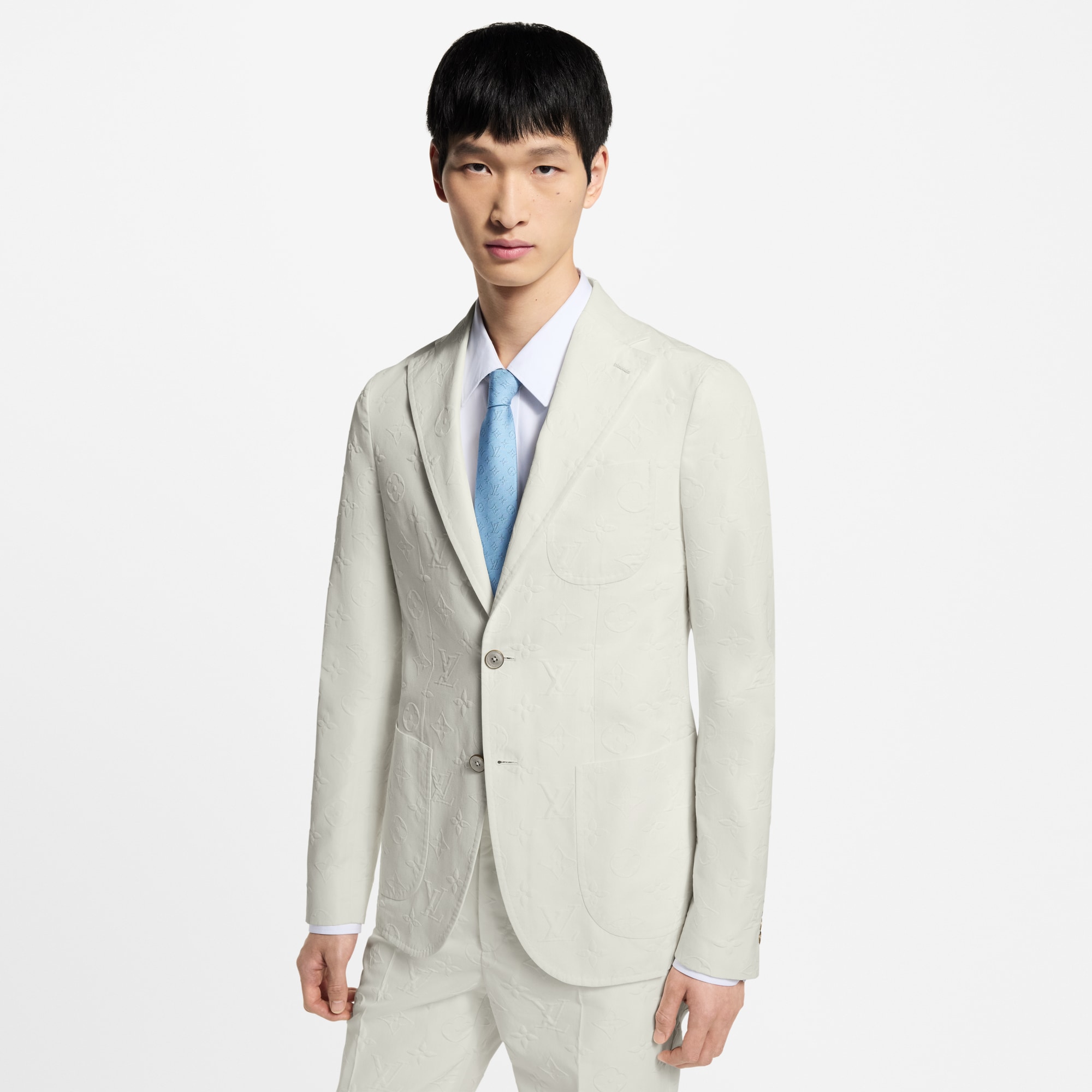 Giacca Napolitana con motivo Monogram  Uomo Abbigliamento Blazer e Giacche | LOUIS VUITTON (Zoom prodotto)