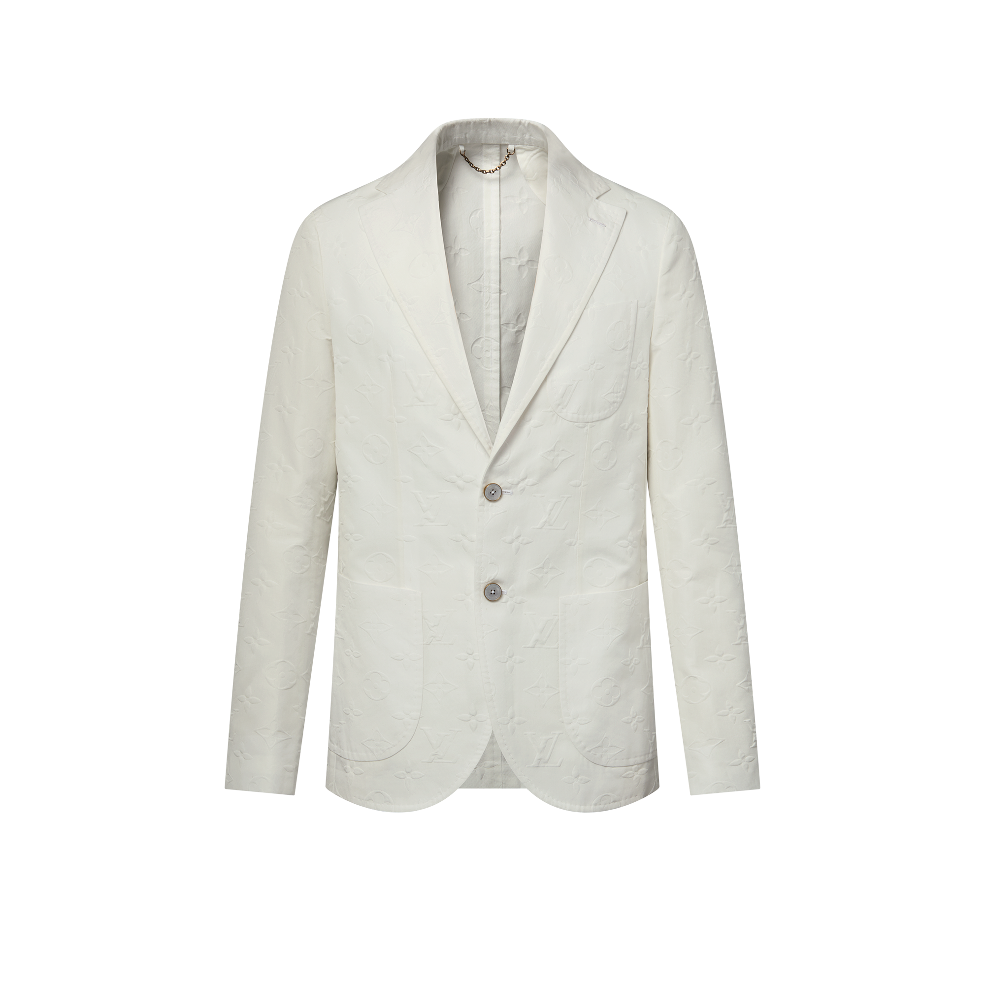 Giacca Napolitana con motivo Monogram  Uomo Abbigliamento Blazer e Giacche | LOUIS VUITTON (Zoom prodotto)