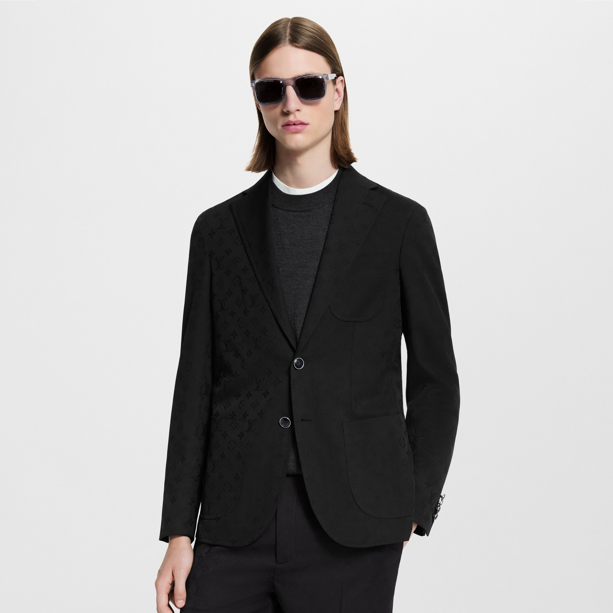 Giacca Napolitana monopetto con motivo Monogram  Uomo Abbigliamento Blazer e Giacche | LOUIS VUITTON (Zoom prodotto)