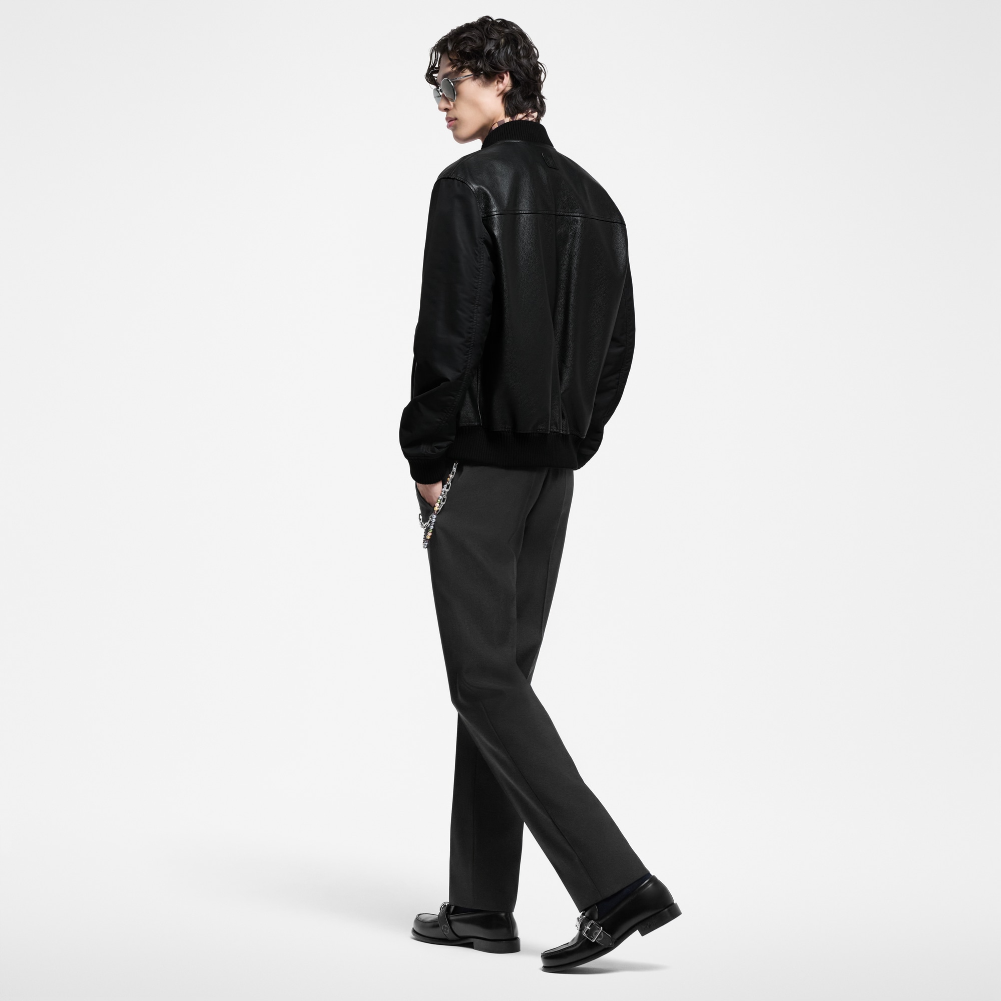 Giacca reversibile in pelle e nylon  Uomo Abbigliamento Capispalla e Cappotti | LOUIS VUITTON (Zoom prodotto)