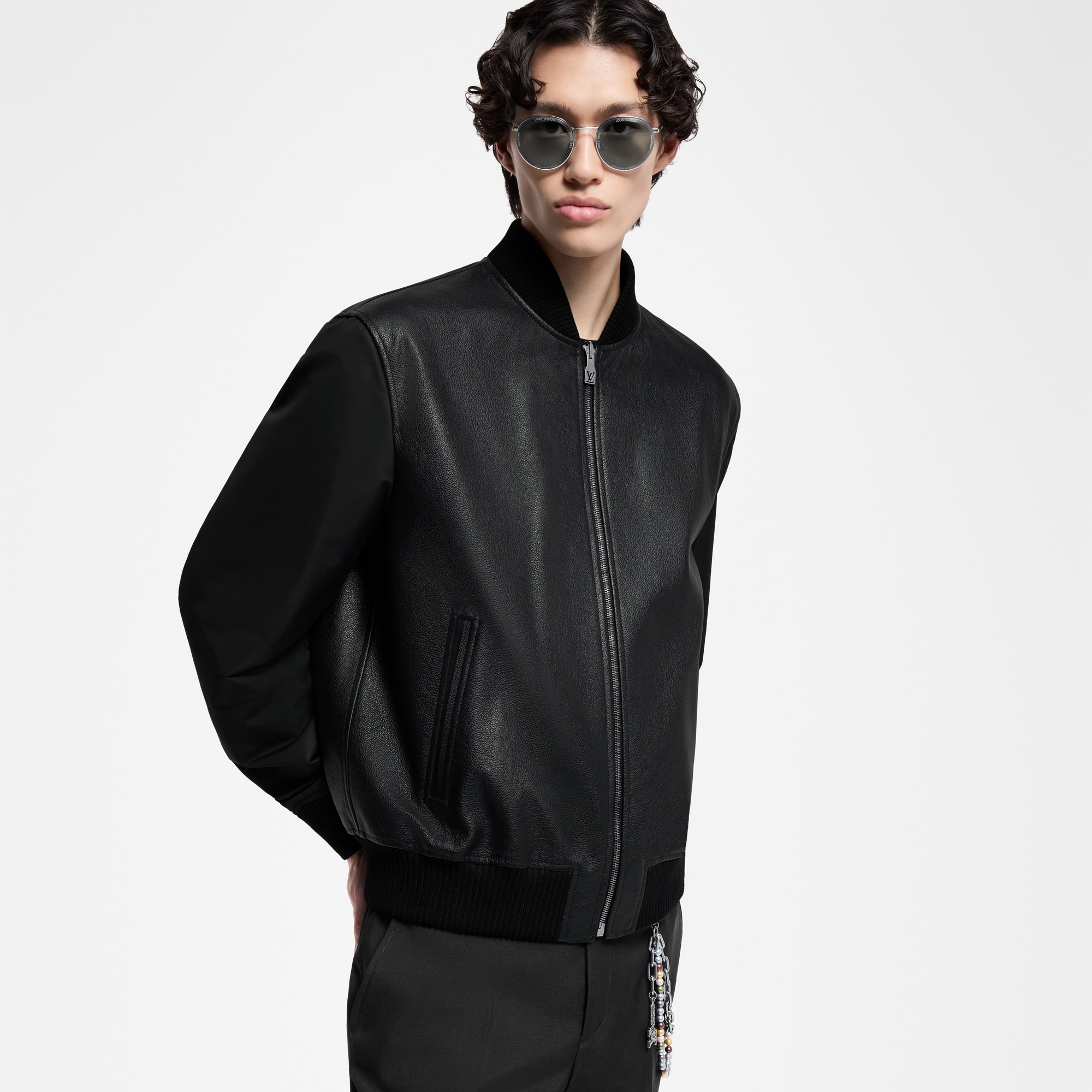 Giacca reversibile in pelle e nylon  Uomo Abbigliamento Capispalla e Cappotti | LOUIS VUITTON (Zoom prodotto)