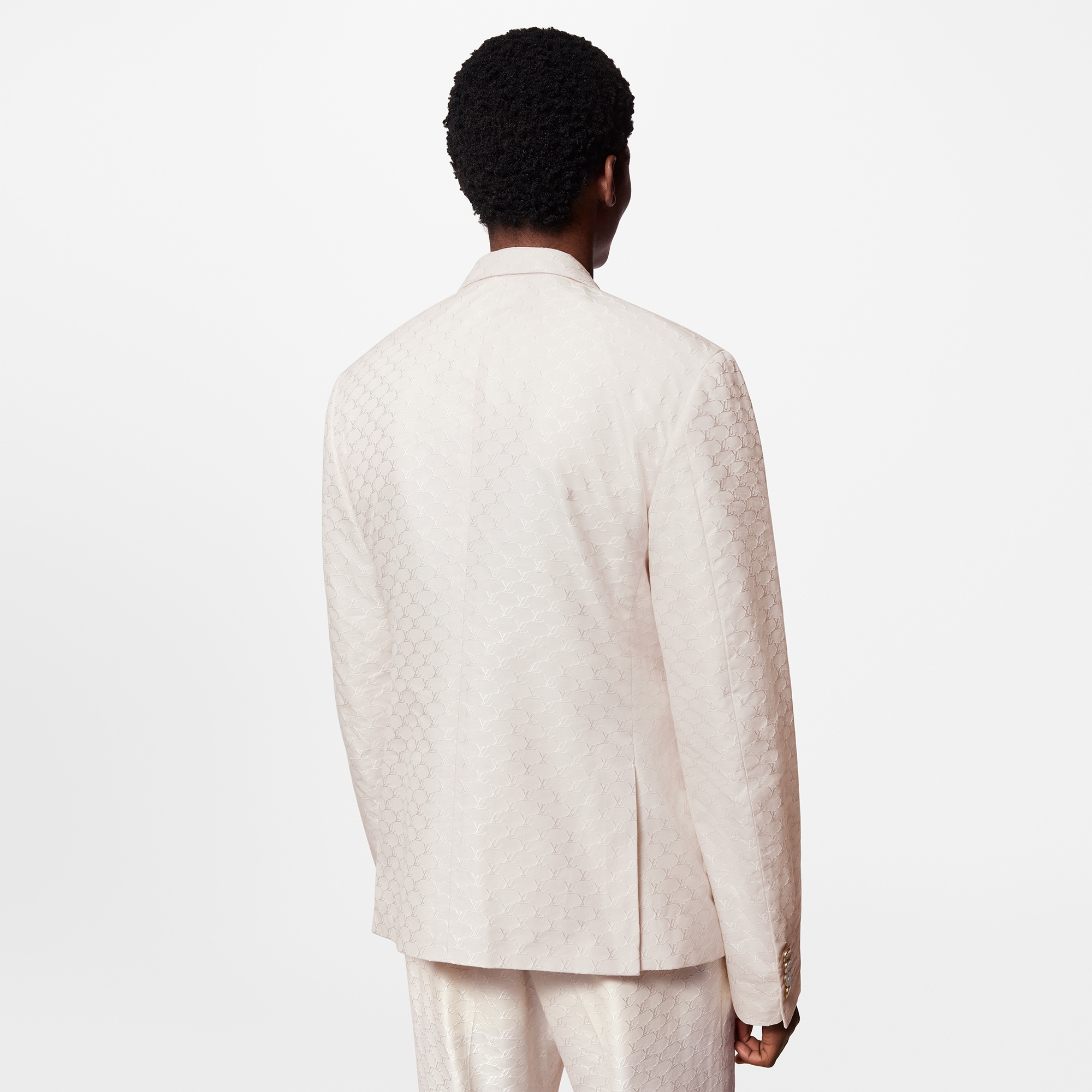 Giacca sartoriale doppio petto in misto seta e cotone  Uomo Abbigliamento Tutti i Capi di Abbigliamento | LOUIS VUITTON (Zoom prodotto)