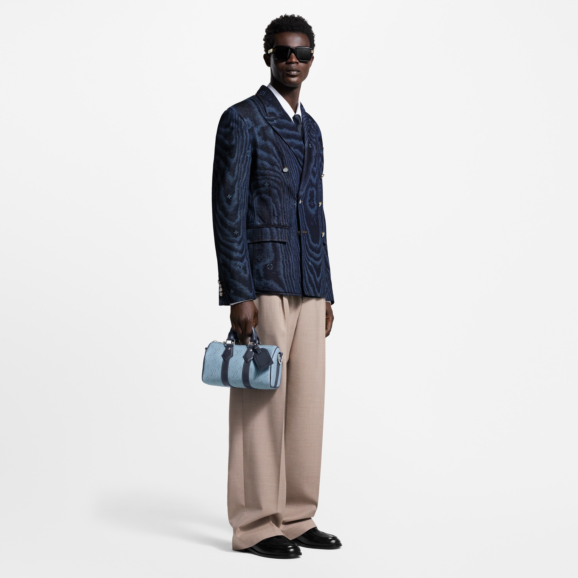 Giacca sartoriale doppiopetto in jeans  Uomo Abbigliamento Tutti i Capi di Abbigliamento | LOUIS VUITTON (Zoom prodotto)