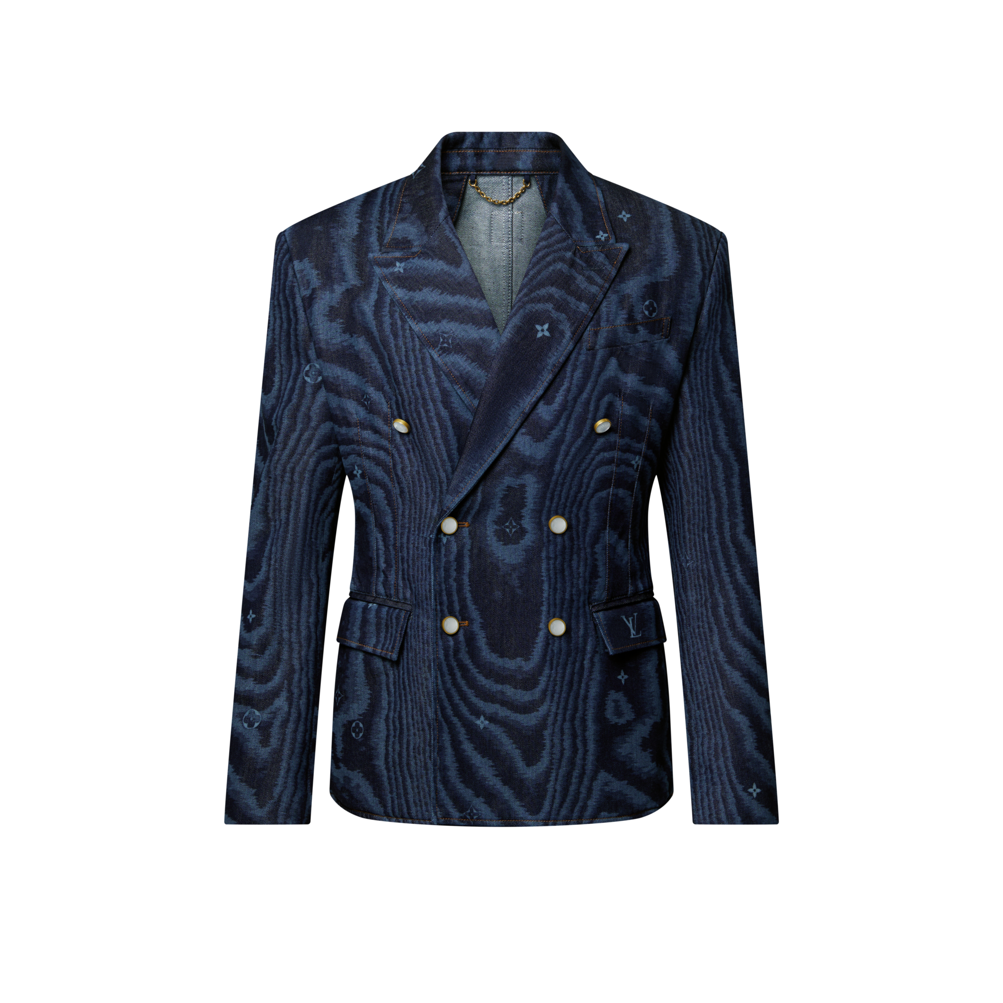 Giacca sartoriale doppiopetto in jeans  Uomo Abbigliamento Tutti i Capi di Abbigliamento | LOUIS VUITTON (Zoom prodotto)