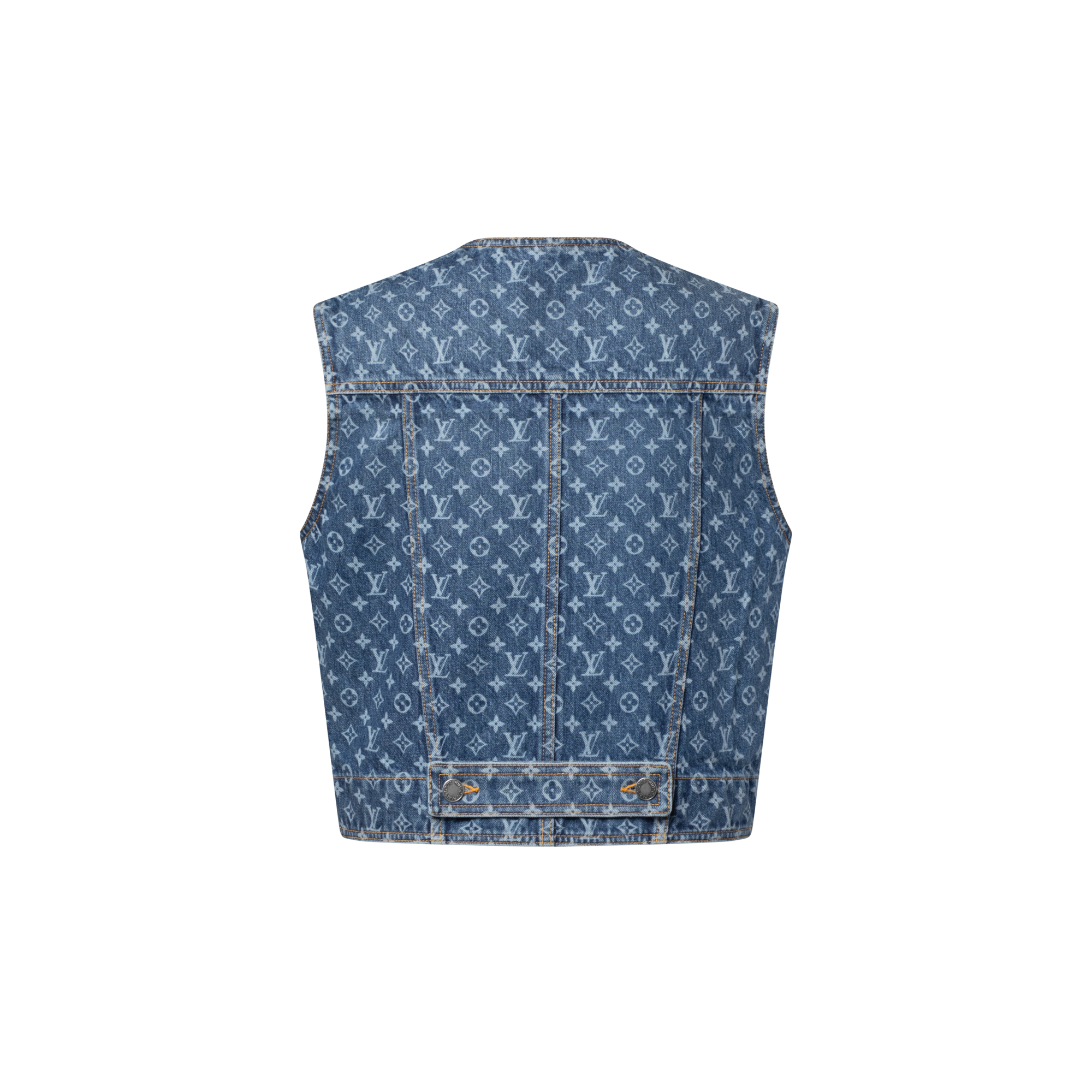 Giacca smanicata in denim con motivo Monogram  Donna Abbigliamento Cappotti e Giacche | LOUIS VUITTON (Zoom prodotto)