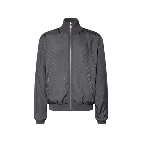Giacca sportiva reversibile in nylon con firma LV other view