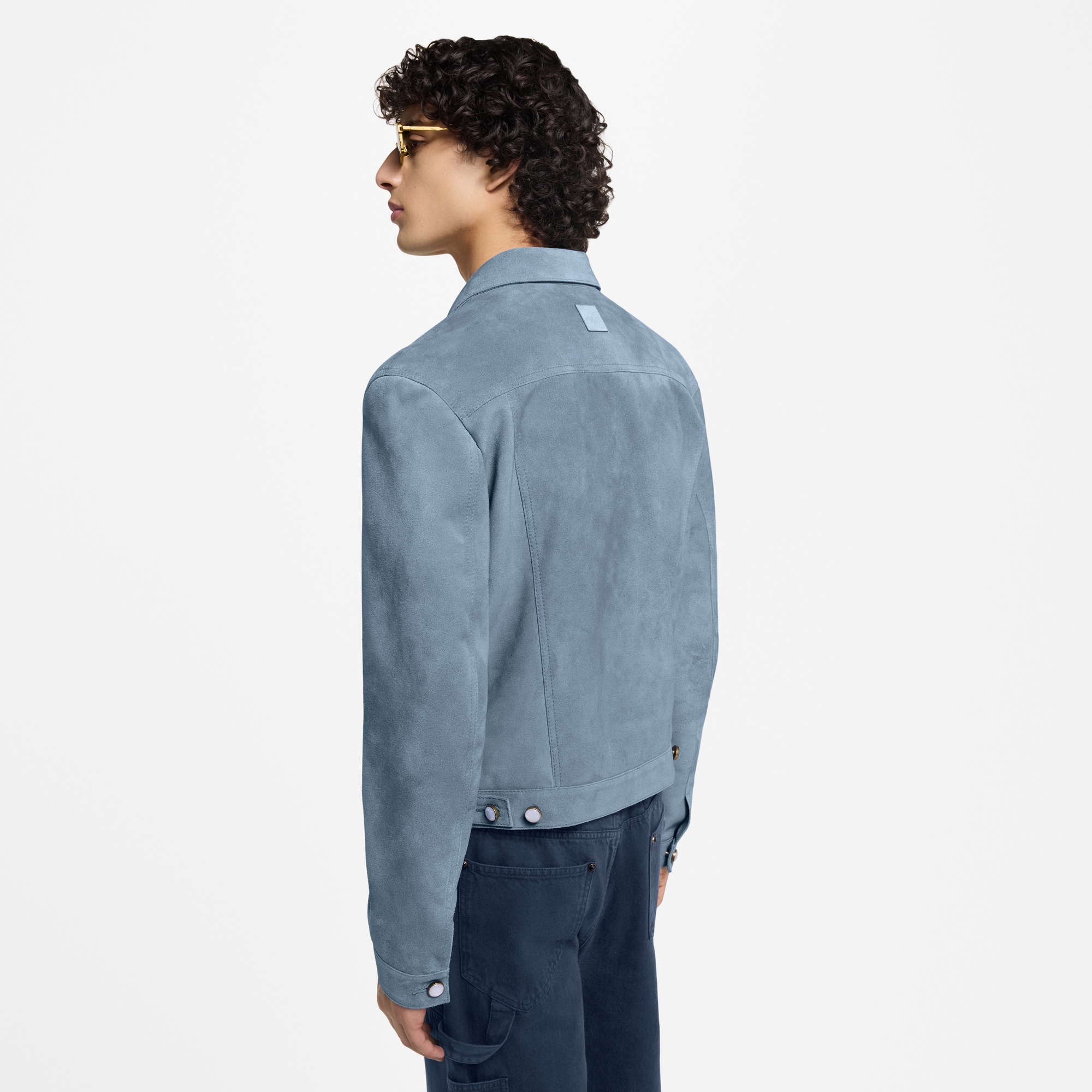 Giacca Type II in pelle scamosciata  Uomo Abbigliamento Capispalla e Cappotti | LOUIS VUITTON (Zoom prodotto)