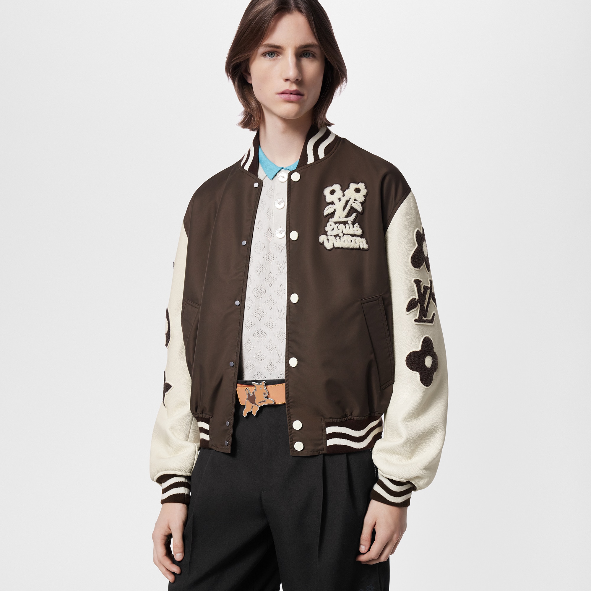 Giacca Varsity con ricami  Uomo Abbigliamento Capispalla e Cappotti | LOUIS VUITTON (Zoom prodotto)