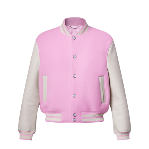 Giacca Varsity in pelle con motivo iconico Uomo Abbigliamento Capispalla e Cappotti | LOUIS VUITTON (Zoom prodotto)