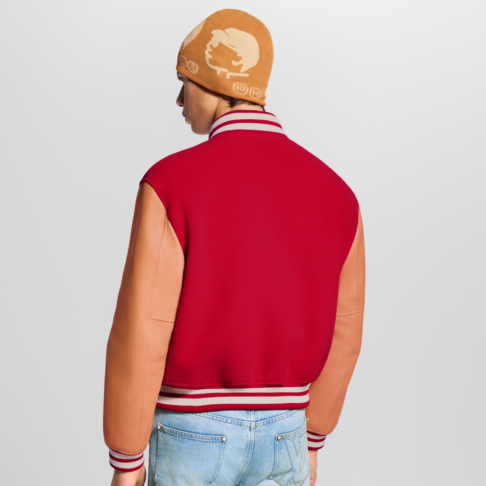 Giacca Varsity in pelle di vitello naturale  Uomo Abbigliamento Capispalla e Cappotti | LOUIS VUITTON (Zoom prodotto)