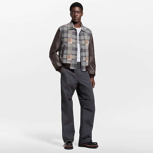 Giacca Varsity in pelle mista Uomo Abbigliamento Capispalla e Cappotti | LOUIS VUITTON (Zoom prodotto)