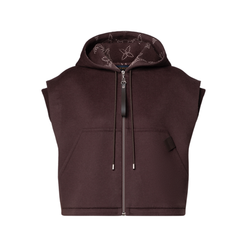 Gilet con inserto in maglia e zip Donna Abbigliamento Cappotti e Giacche | LOUIS VUITTON (Zoom prodotto)