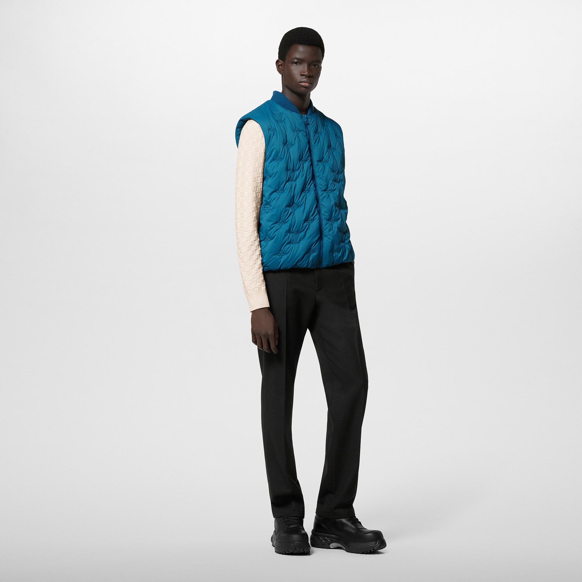 Gilet con motivo Monogram trapuntato  Uomo Abbigliamento Capispalla e Cappotti | LOUIS VUITTON (Zoom prodotto)