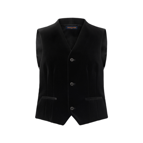 Gilet da smoking in velluto Uomo Novità Uomo } | LOUIS VUITTON (Zoom prodotto)