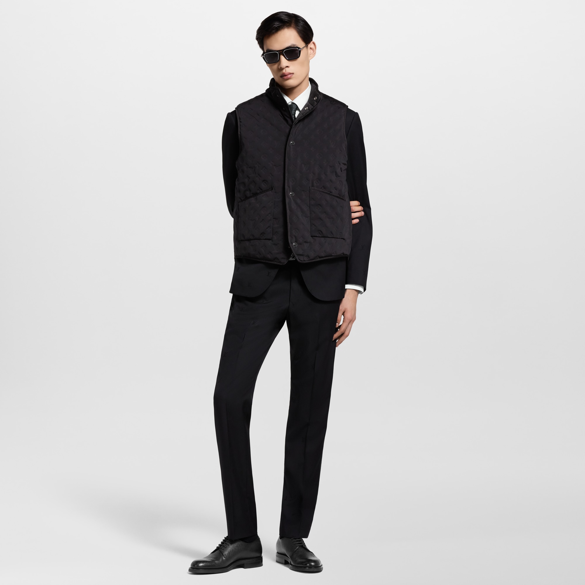 Gilet imbottito reversibile con motivo Monogram  Uomo Abbigliamento Tutti i Capi di Abbigliamento | LOUIS VUITTON (Zoom prodotto)