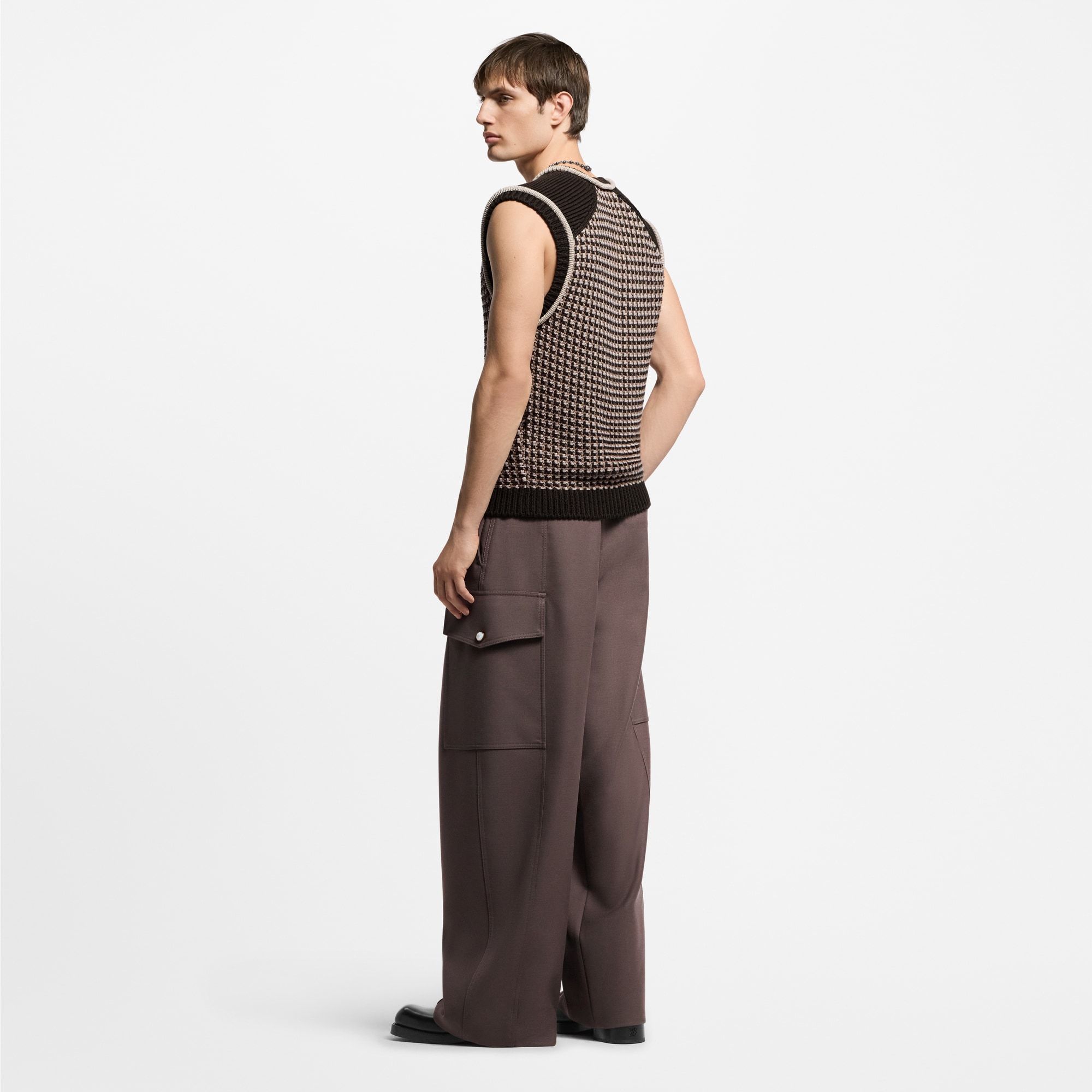 Gilet in cotone in trama jacquard  Uomo Abbigliamento Tutti i Capi di Abbigliamento | LOUIS VUITTON (Zoom prodotto)
