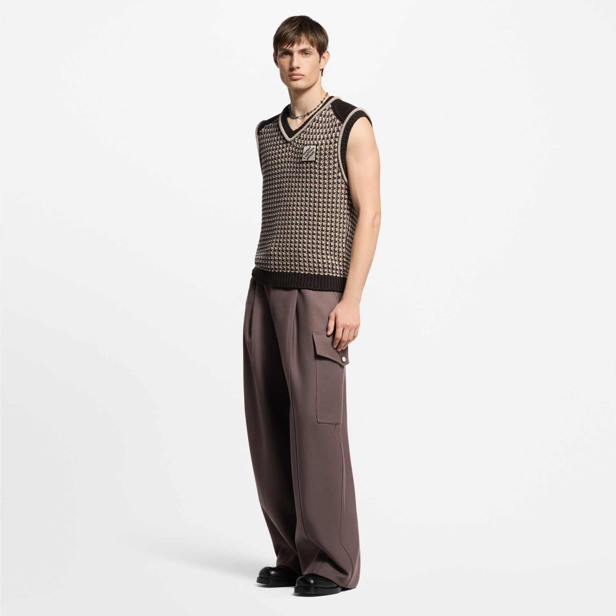 Gilet in cotone in trama jacquard  Uomo Abbigliamento Tutti i Capi di Abbigliamento | LOUIS VUITTON (Zoom prodotto)