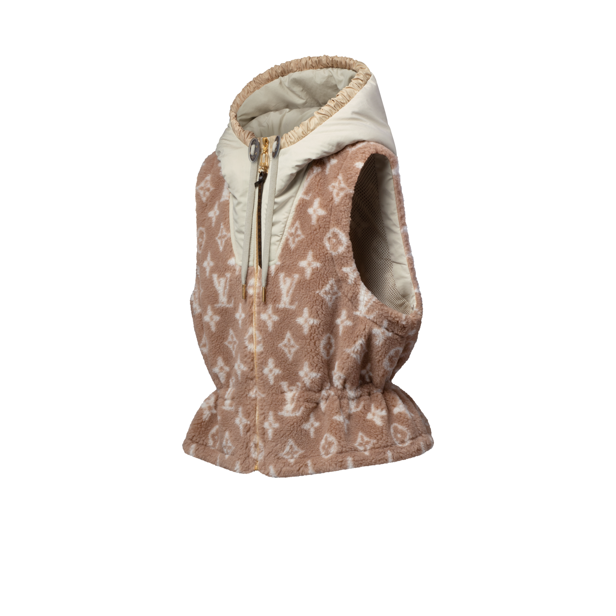 Gilet in pile con motivo Monogram  Donna Abbigliamento Cappotti e Giacche | LOUIS VUITTON (Zoom prodotto)