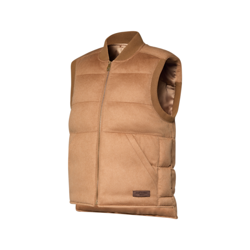 Gilet in twill di vigogna e cachemire spazzolato Uomo Abbigliamento Tutti i Capi di Abbigliamento | LOUIS VUITTON (Zoom prodotto)