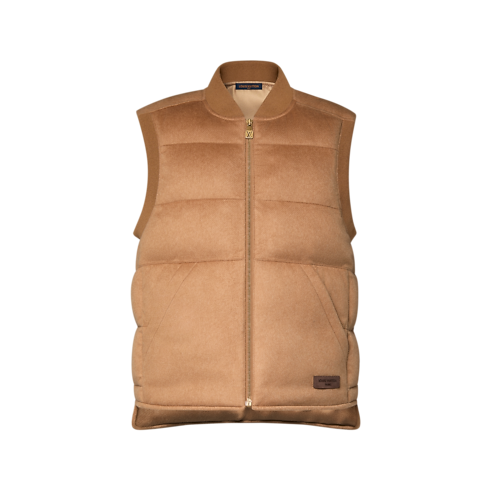 Gilet in twill di vigogna e cachemire spazzolato Uomo Abbigliamento Tutti i Capi di Abbigliamento | LOUIS VUITTON (Zoom prodotto)