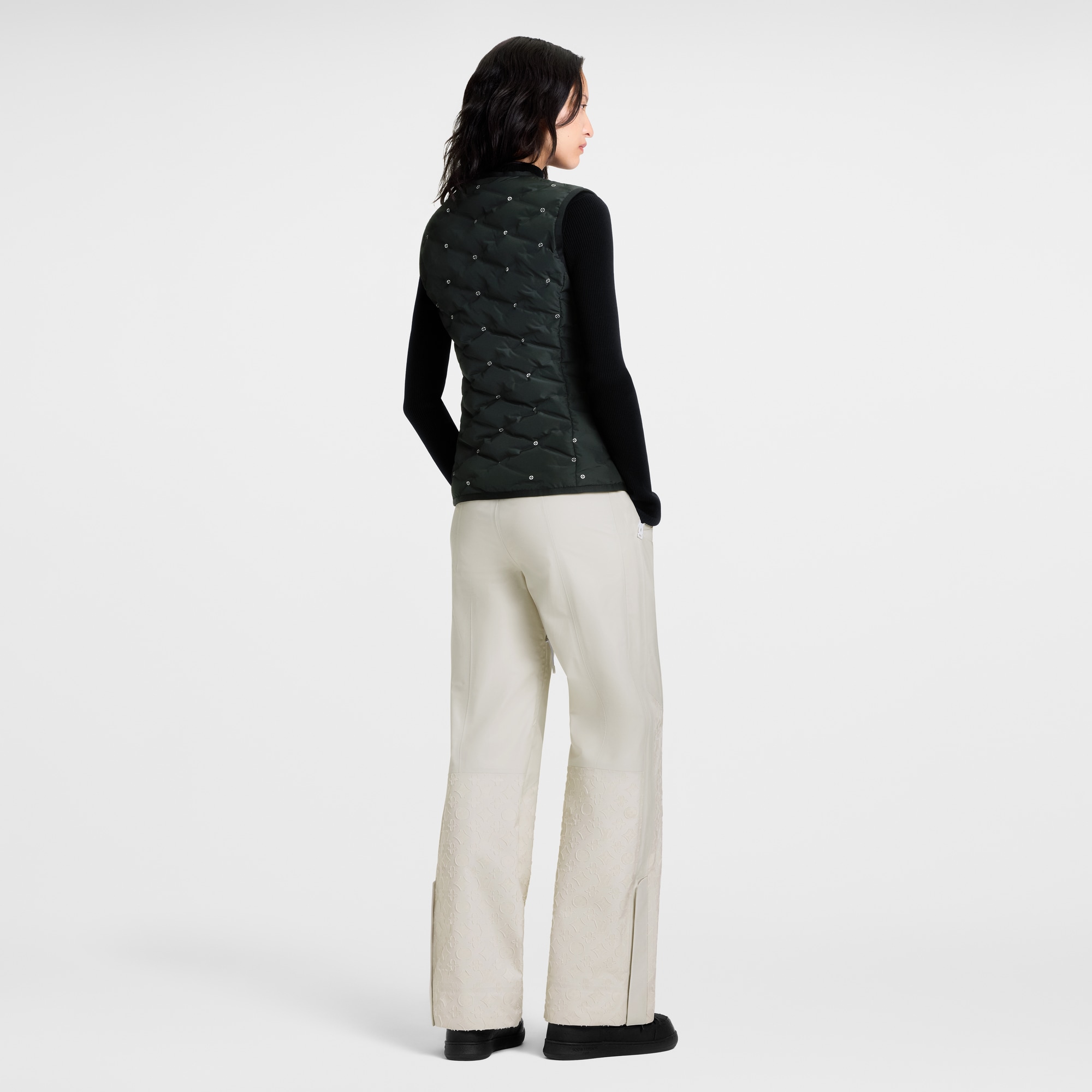 Gilet trapuntato con fiore Monogram  Donna Abbigliamento Cappotti e Giacche | LOUIS VUITTON (Zoom prodotto)