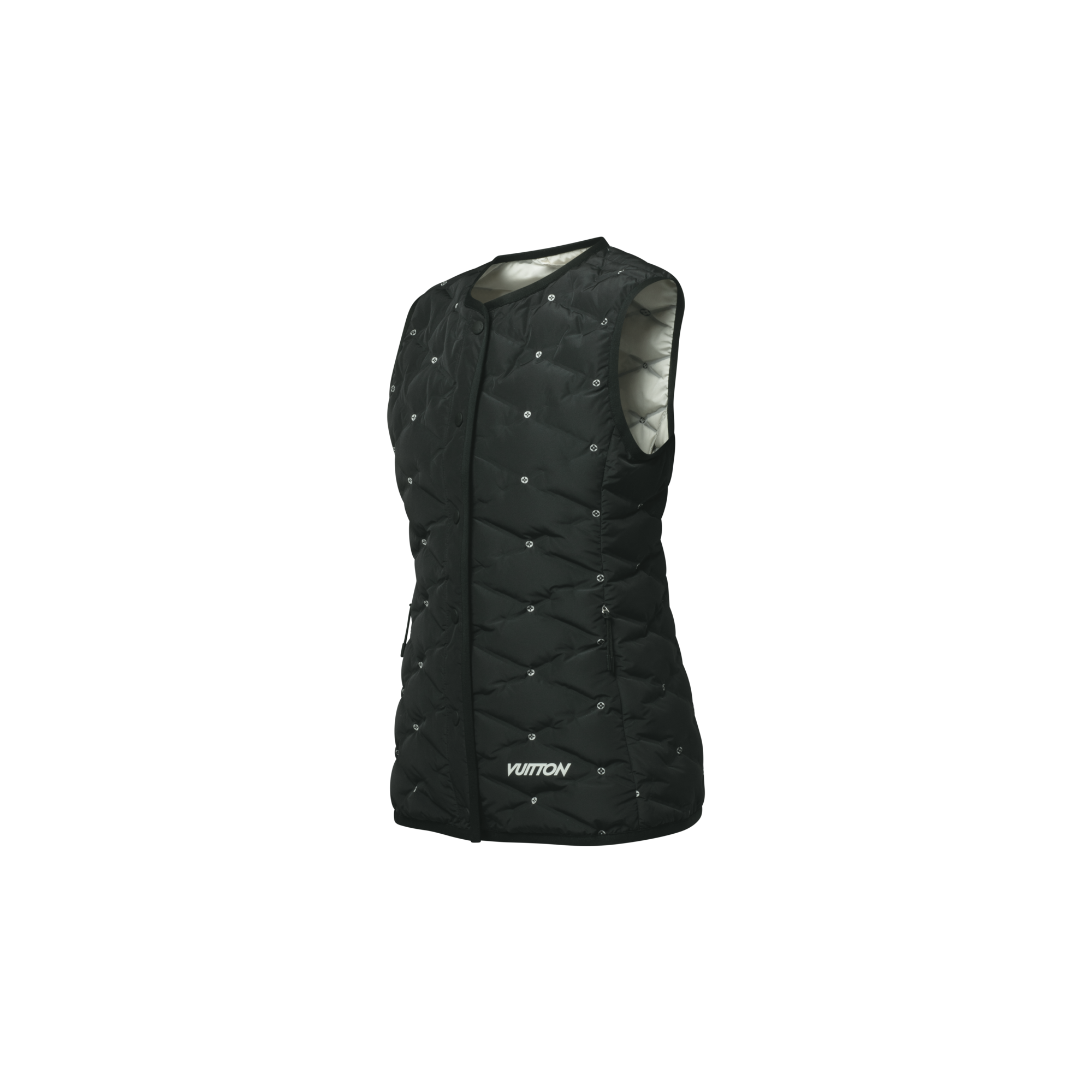 Gilet trapuntato con fiore Monogram  Donna Abbigliamento Cappotti e Giacche | LOUIS VUITTON (Zoom prodotto)
