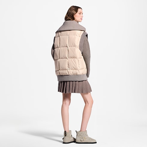 Gilet trapuntato con orlo a coste Donna Abbigliamento Cappotti e Giacche | LOUIS VUITTON (Zoom prodotto)