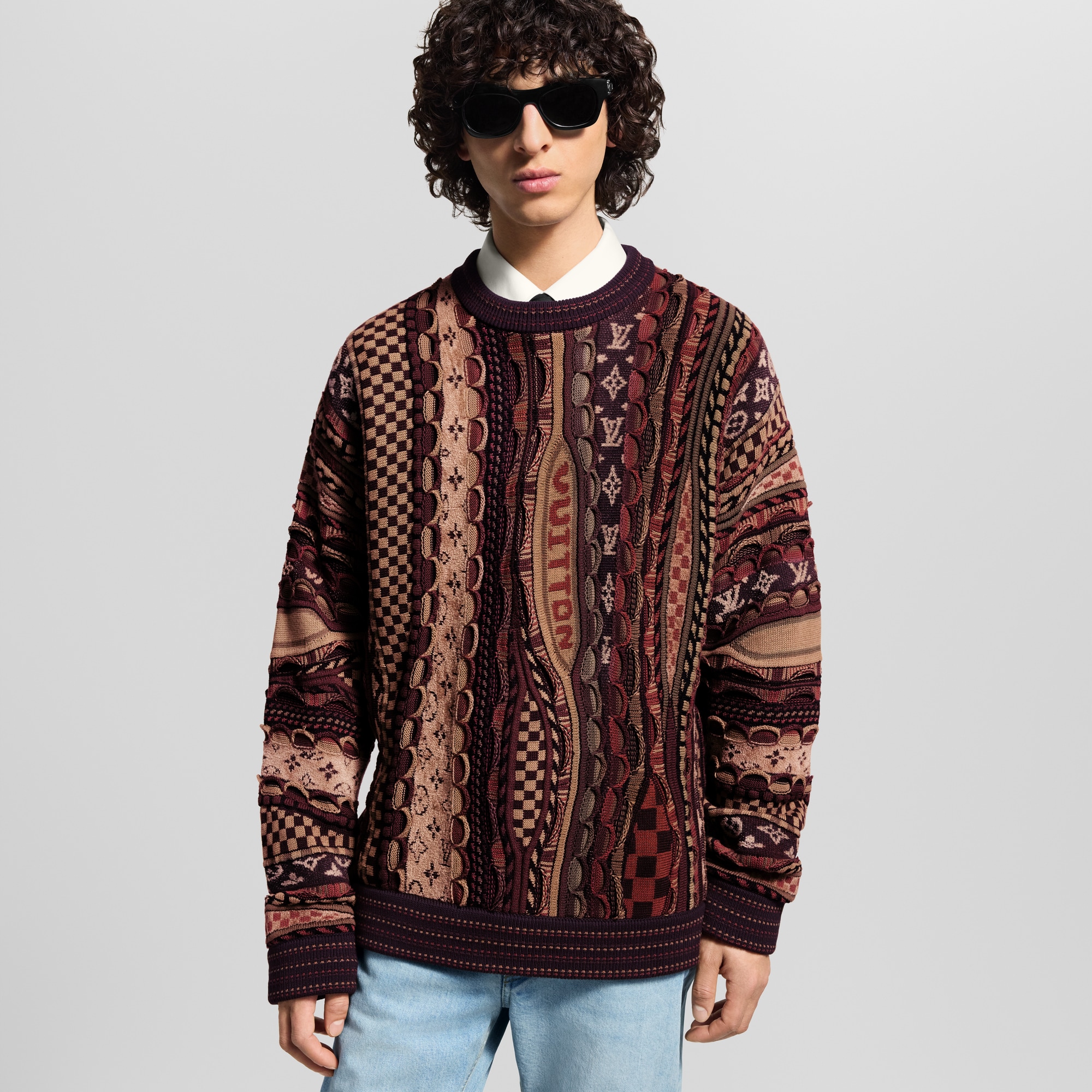 Girocollo a maniche lunghe  Uomo Abbigliamento Tutti i Capi di Abbigliamento | LOUIS VUITTON (Zoom prodotto)