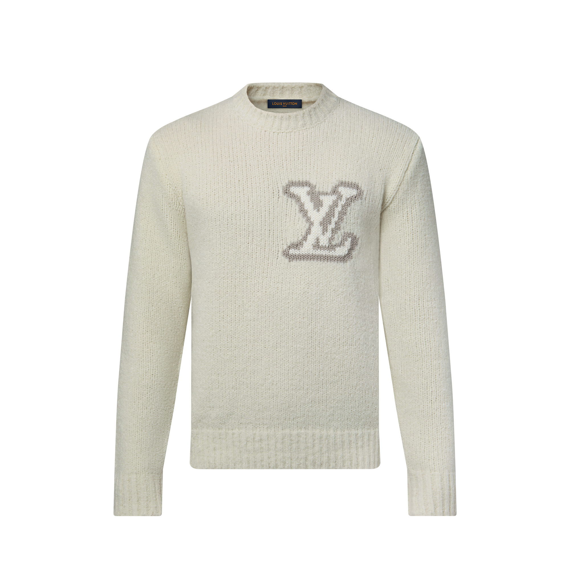Girocollo con iniziali LV a intarsio  Uomo Abbigliamento Tutti i Capi di Abbigliamento | LOUIS VUITTON (Zoom prodotto)