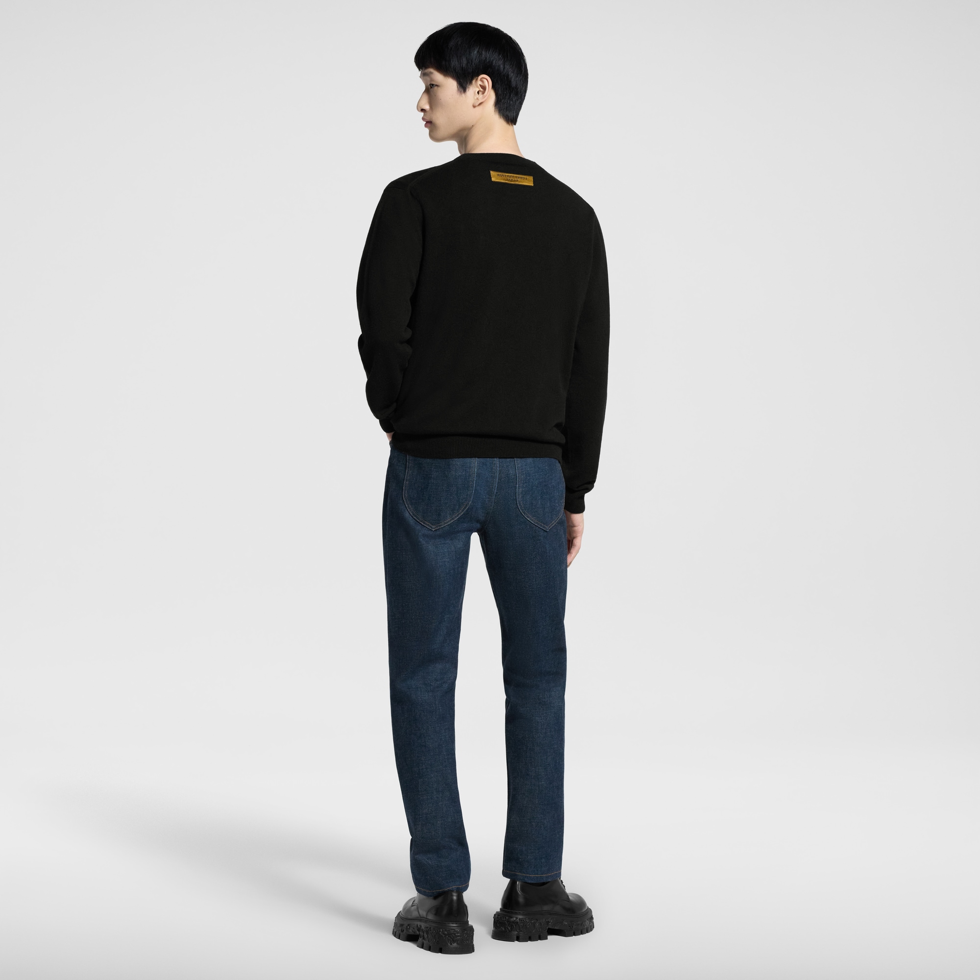 Girocollo con iniziali LV in rilievo LVSE  Uomo Abbigliamento Tutti i Capi di Abbigliamento | LOUIS VUITTON (Zoom prodotto)