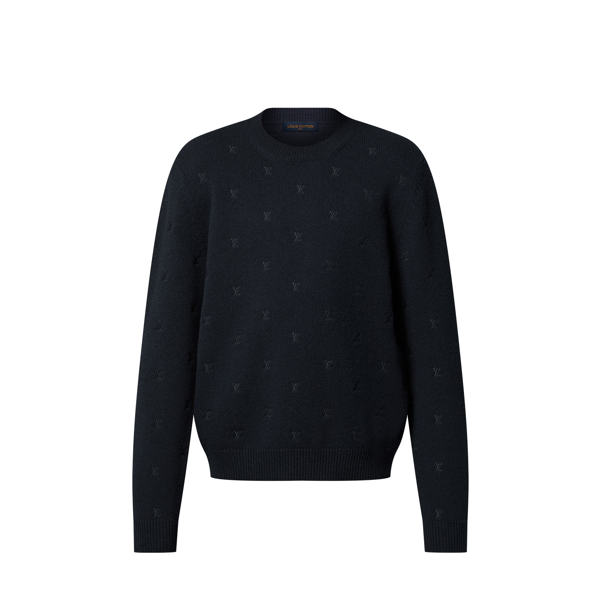 Girocollo con motivo LV Blason ricamato all-over  Uomo Abbigliamento Tutti i Capi di Abbigliamento | LOUIS VUITTON (Zoom prodotto)