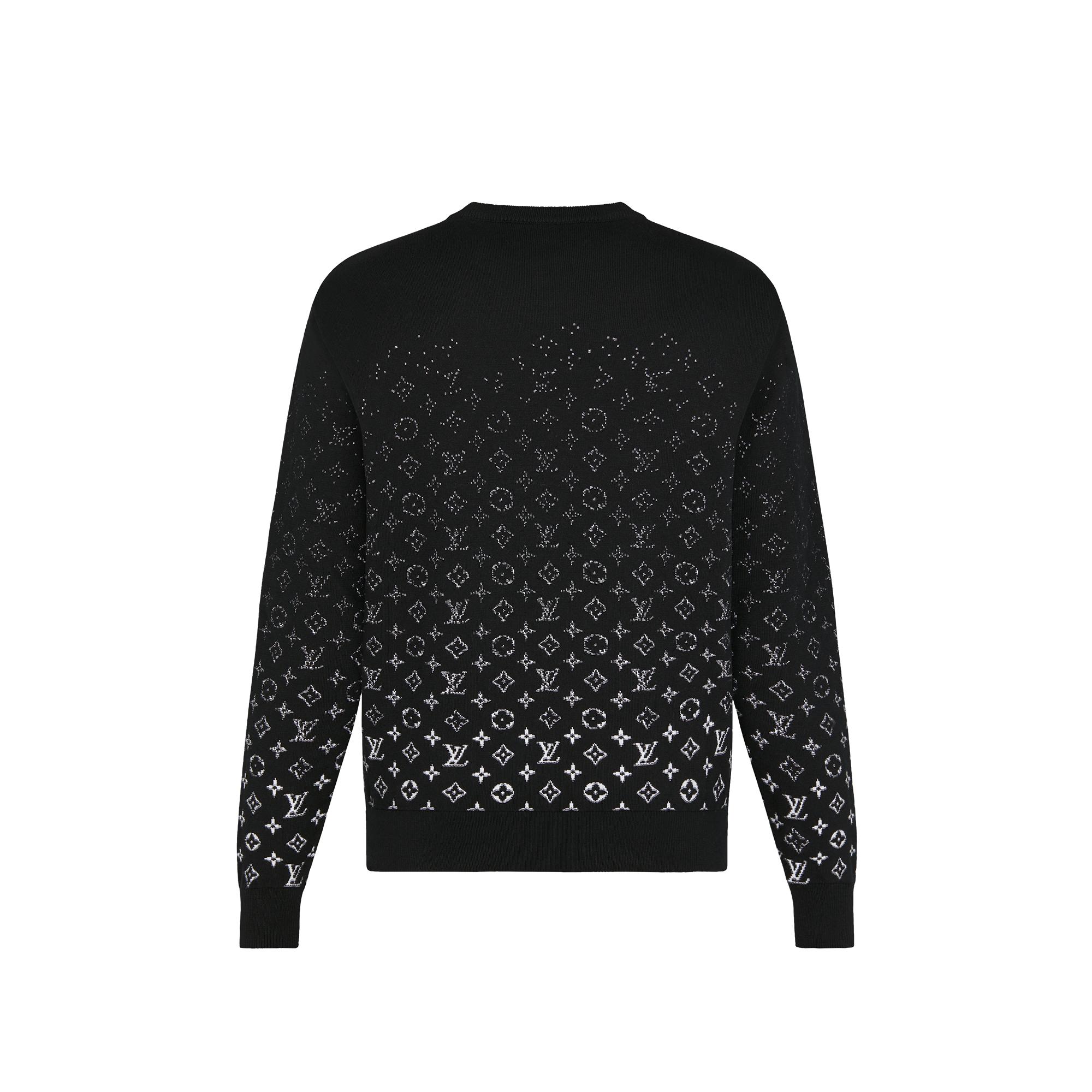 Girocollo con motivo Monogram effetto sfumato LVSE  Uomo Abbigliamento Maglieria e Felpe | LOUIS VUITTON (Zoom prodotto)