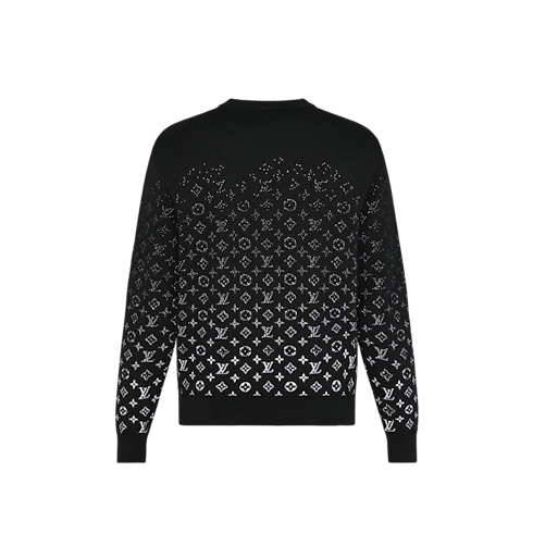 Girocollo con motivo Monogram effetto sfumato LVSE Uomo Abbigliamento Maglieria e Felpe | LOUIS VUITTON (Zoom prodotto)