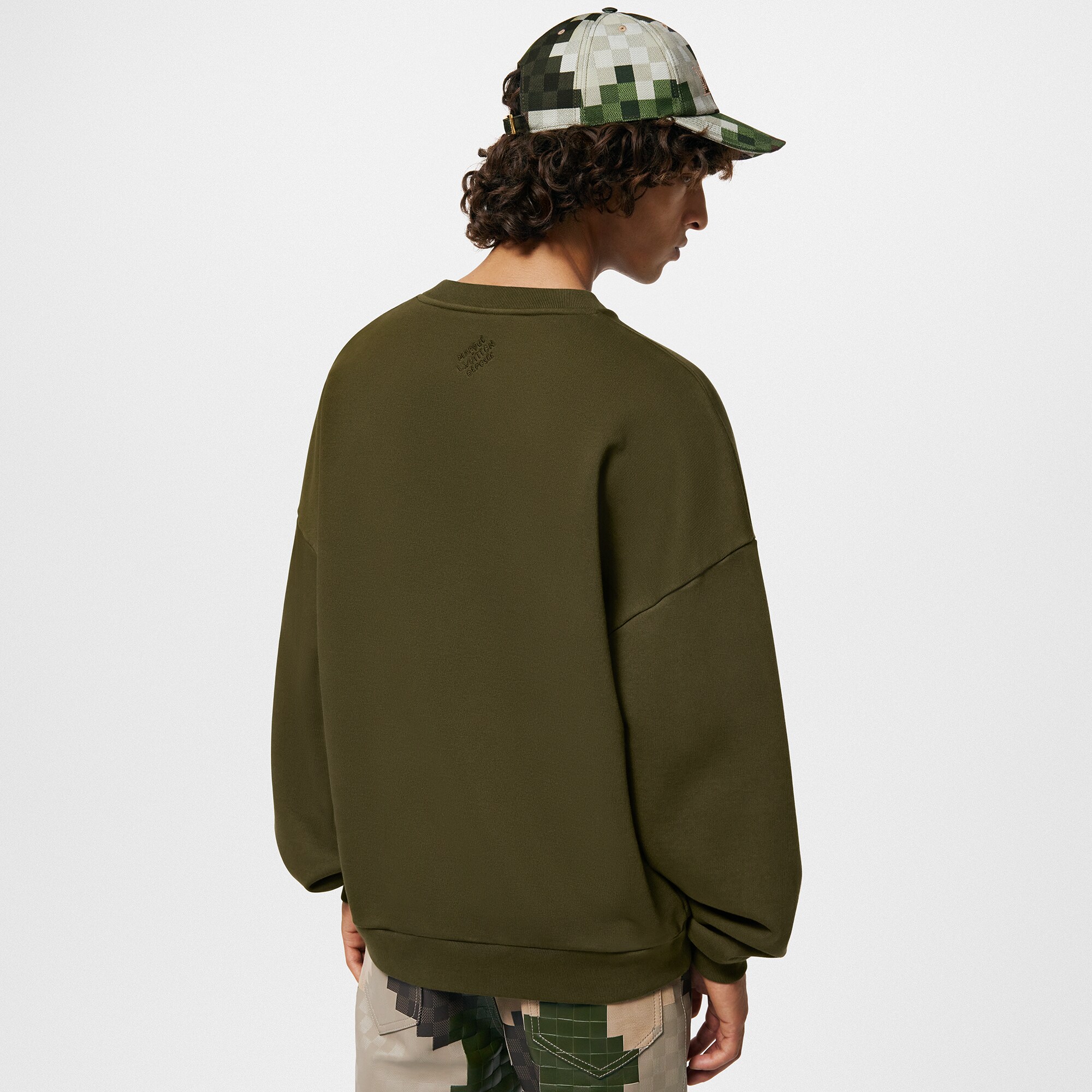 Girocollo in cotone con firma  Uomo Abbigliamento T-Shirt e Polo | LOUIS VUITTON (Zoom prodotto)