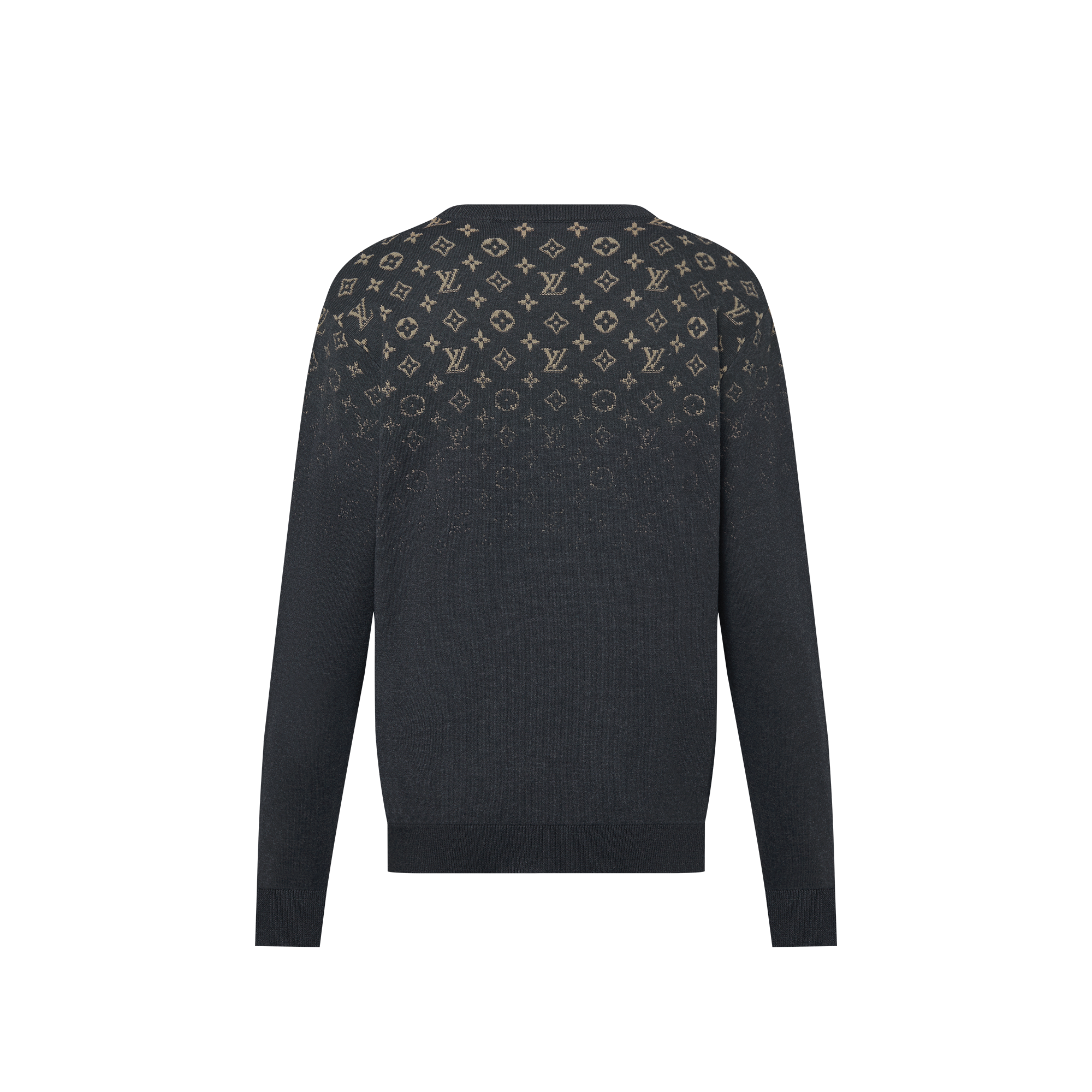 Girocollo in cotone con motivo Monogram Gradient  in Uomo