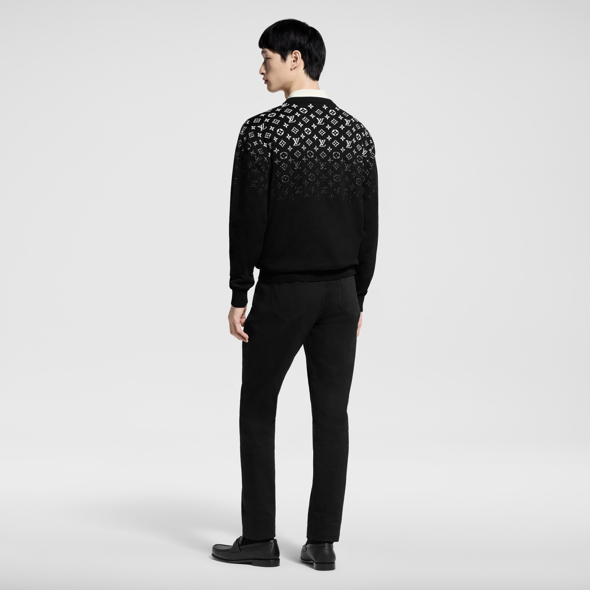 Girocollo in cotone con motivo Monogram Gradient  Uomo Abbigliamento Tutti i Capi di Abbigliamento | LOUIS VUITTON (Zoom prodotto)