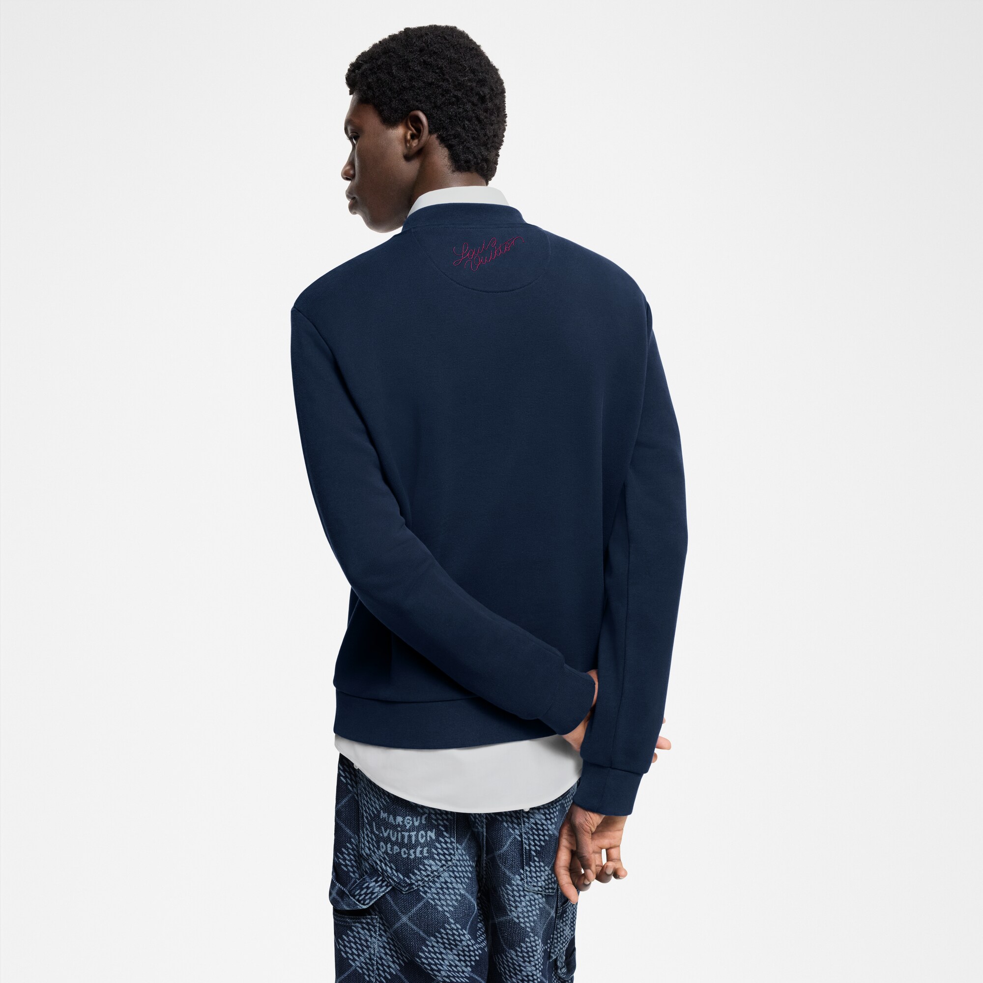 Girocollo in cotone con ricami  Uomo Abbigliamento Tutti i Capi di Abbigliamento | LOUIS VUITTON (Zoom prodotto)