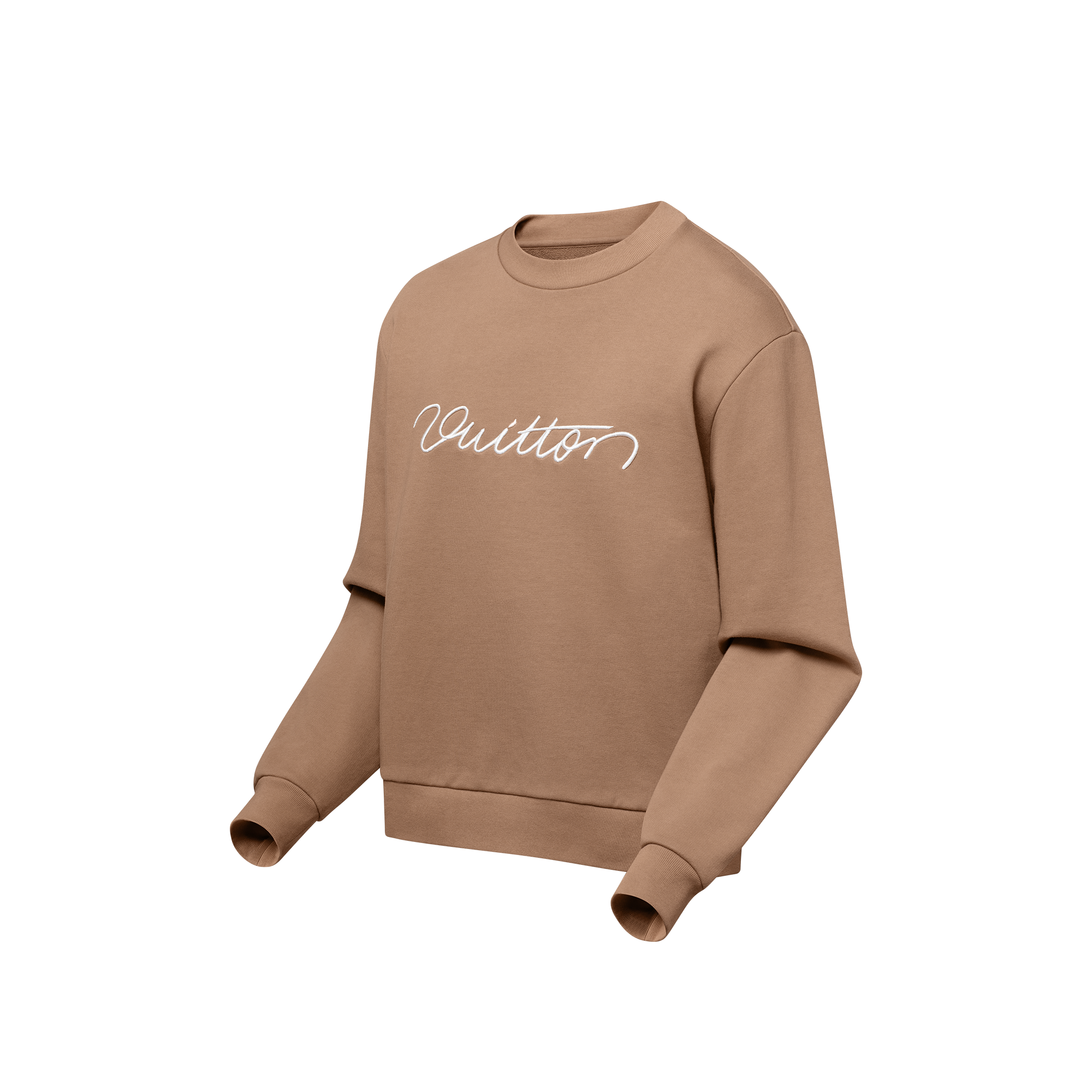Girocollo in cotone con ricami  Donna Abbigliamento Maglieria | LOUIS VUITTON (Zoom prodotto)