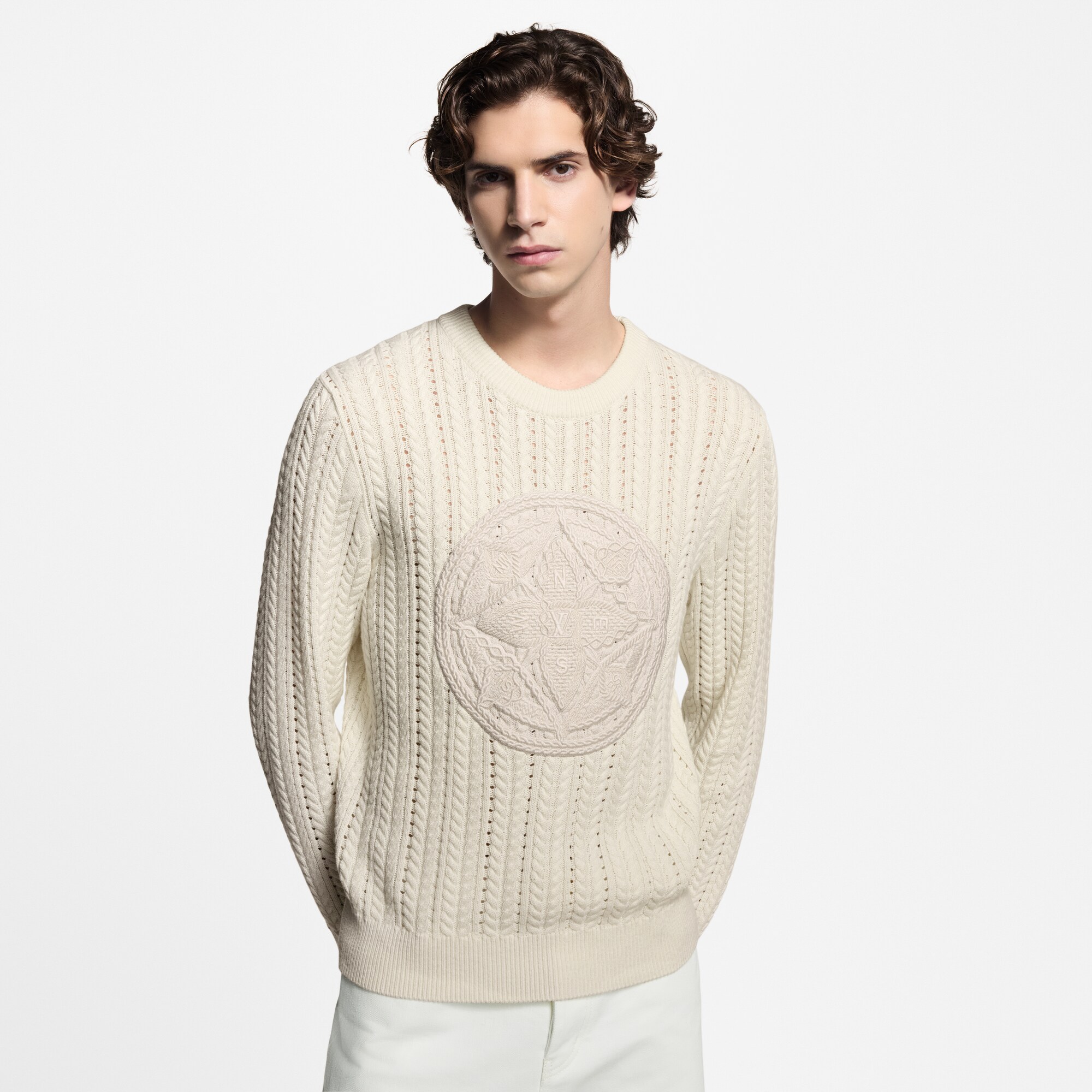 Girocollo in maglia  Uomo Abbigliamento Maglieria e Felpe | LOUIS VUITTON (Zoom prodotto)