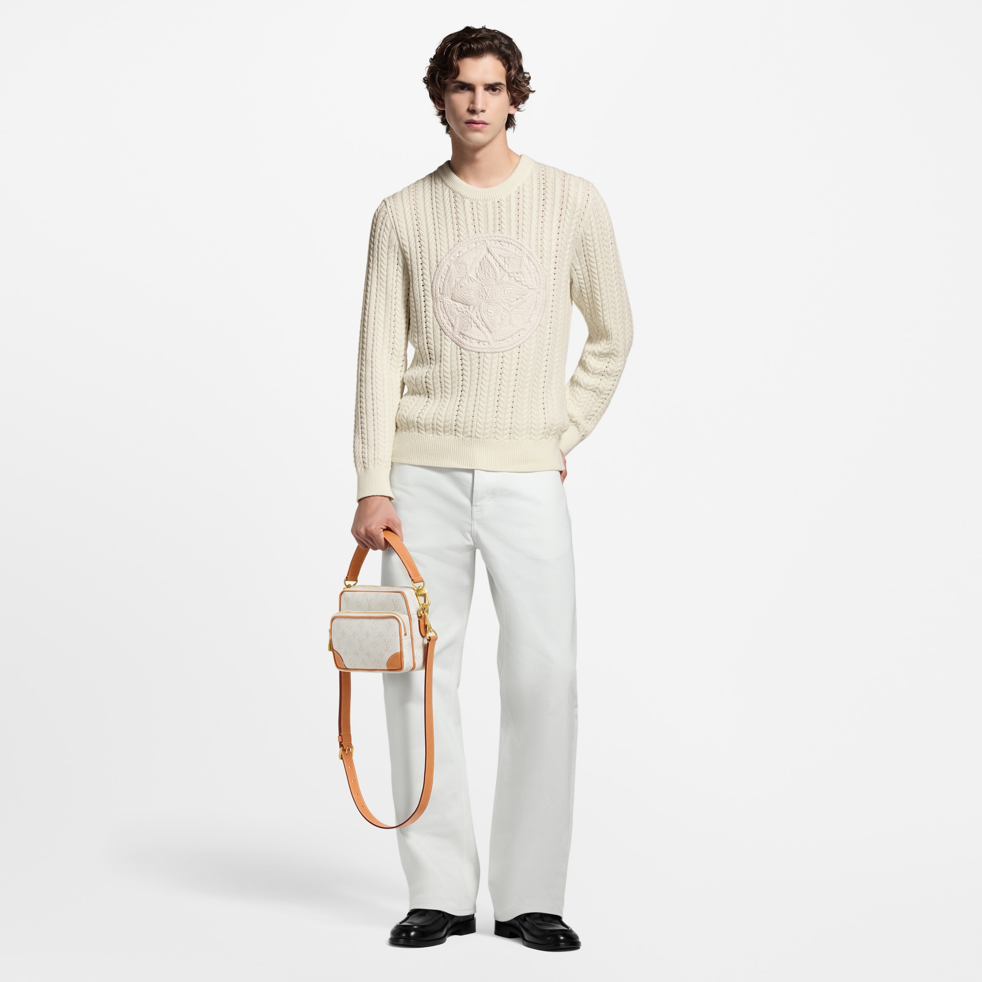 Girocollo in maglia  Uomo Abbigliamento Maglieria e Felpe | LOUIS VUITTON (Zoom prodotto)