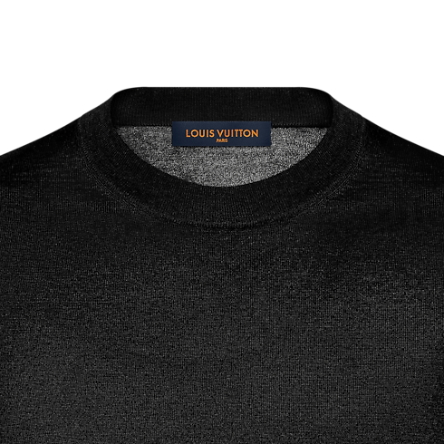 Girocollo in misto seta e cachemire Uomo Abbigliamento Maglieria e Felpe | LOUIS VUITTON (Zoom prodotto)