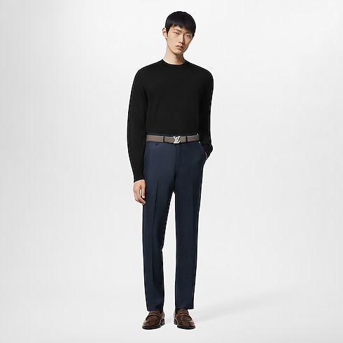 Girocollo in misto seta e cachemire Uomo Abbigliamento Maglieria e Felpe | LOUIS VUITTON (Zoom prodotto)