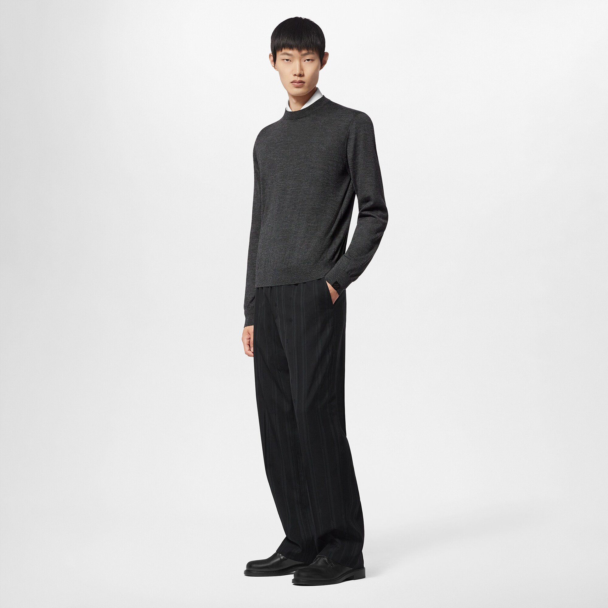 Girocollo in misto seta e cachemire  Uomo Abbigliamento Maglieria e Felpe | LOUIS VUITTON (Zoom prodotto)