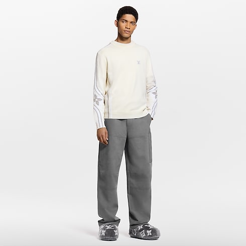 Girocollo lavorato a maglia con motivo grafico Novità Per gli uomini LV Ski | LOUIS VUITTON (Zoom prodotto)